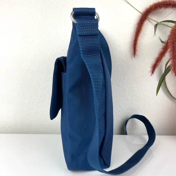 Baggallini Navy Nylon Practical Adjustable Crossbody Town Bagg - Picture 4 of 14